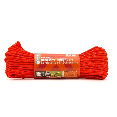 SOL Fire Lite Utility Grade Tinder Cord - 100ft
