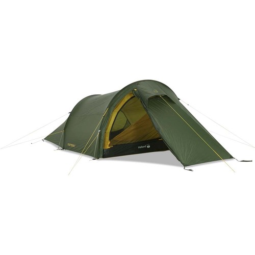 Nordisk Halland 2-Person 3-Season Lightweight Hiking Tent - Forest Green