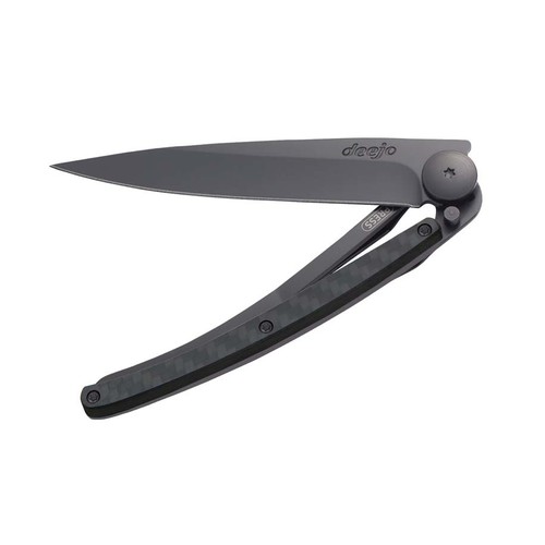 Deejo Carbon Fibre Black Knife