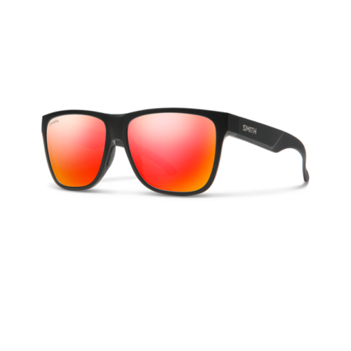 Smith Lowdown 2 XL Sunglasses - Matte Black - Red Lenses