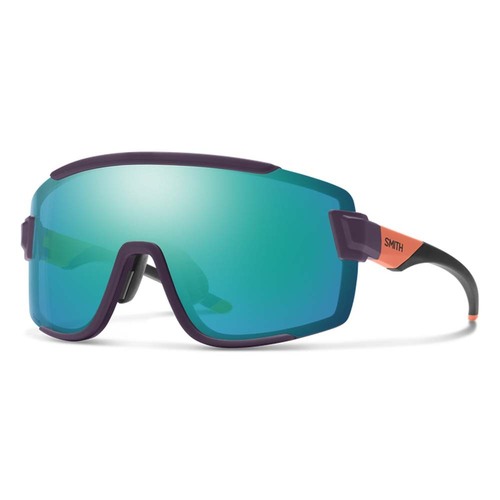 Smith Wildcat Sunglasses - Matte Purple/Cinder/Hi Viz/ChromaPop Opal Mirror
