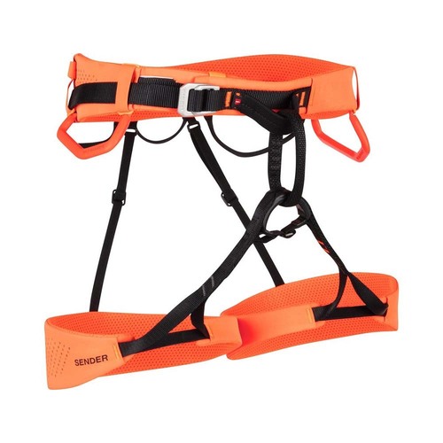 Mammut Sender Unisex Climbing Harness - Safety Orange