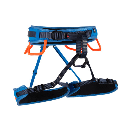 Mammut Ophir Fast Adjust Mens Climbing Harness - Dark Gentian/Safety Orange