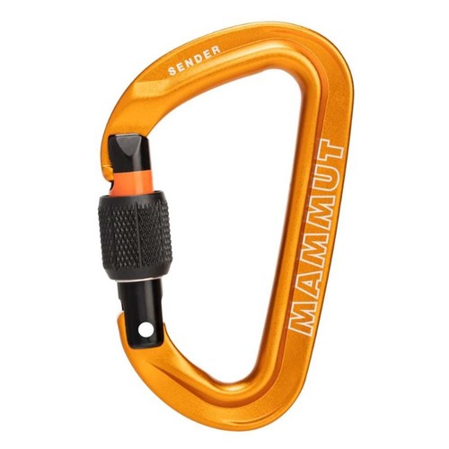 Mammut Sender Screwgate Carabiner - Gold