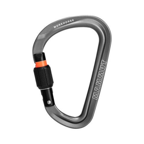 Mammut Workhorse HMS Screwgate Carabiner - Grey