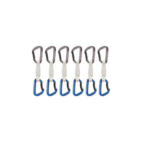 Mammut Workhorse Keylock 12cm Quickdraws - 6- Pack - Grey/Blue