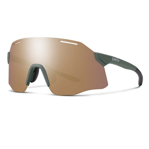 Smith Vert PivLock Sunglasses - Matte Alpine Green/ChromaPop Rose Gold Mirror