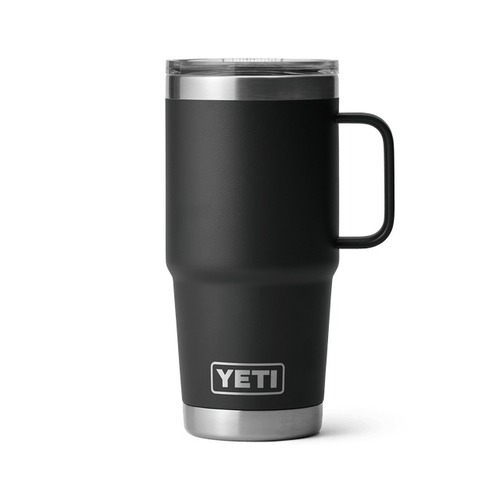 YETI Rambler Travel Mug V2 with Stronghold Lid - 20oz/591ml - Black