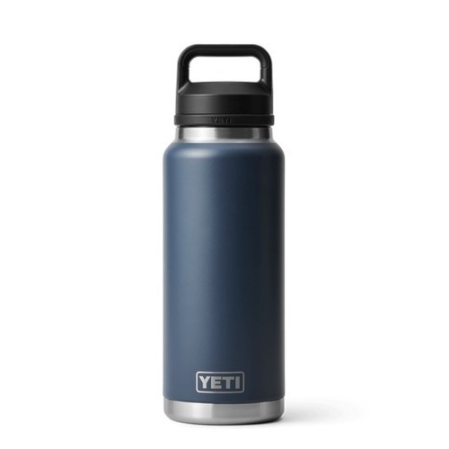 YETI Rambler V2 Insulated Water Bottle with Chug Cap - Navy - 36oz/1065ml 