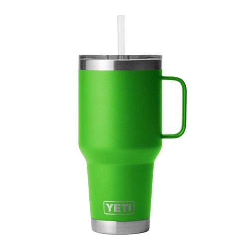 YETI Rambler Insulated Mug with Straw Lid - 35oz/1000ml - Canopy Green