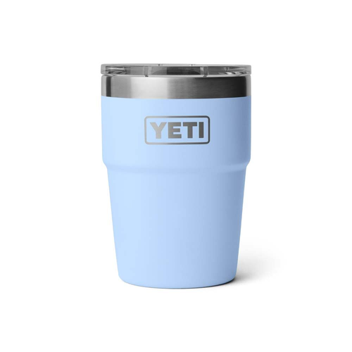 Yeti Rambler Insulated Stackable Cup w/Magslider Lid - Big Sky Blue - 16Oz/473ml