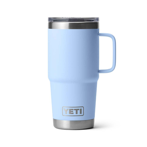 YETI Rambler Insulated Travel Mug w/ Stronghold Lid - Big Sky Blue - 20oz/591ml