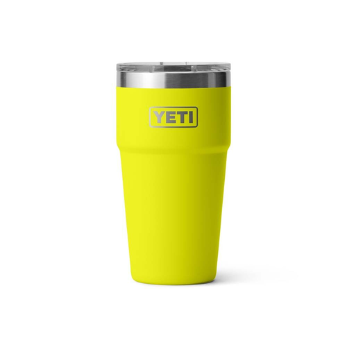 Yeti Rambler Insulated Stackable Cup w/Magslider Lid - Firefly Yellow - 20oz/591ml
