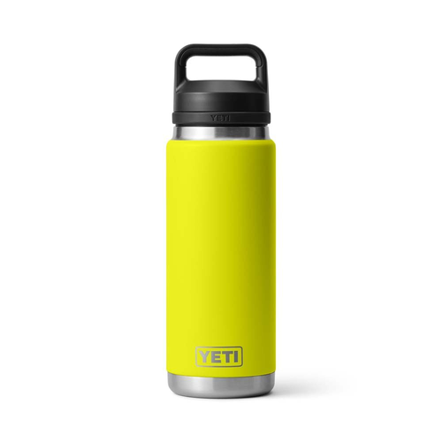 Yeti Rambler Insulated Bottle w/Chug Cap - Firefly Yellow - 26Oz/768ml