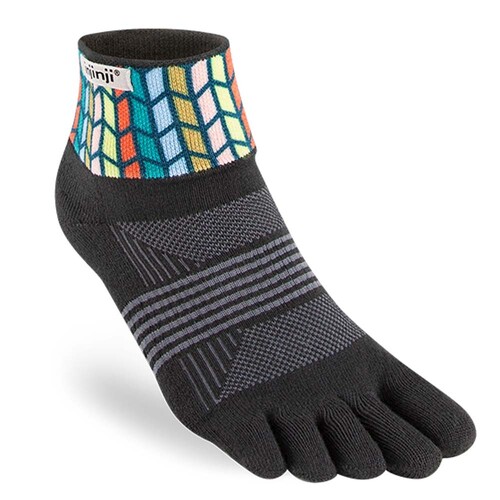 Injinji Spectrum Trail Midweight Quarter Crew Womens Socks