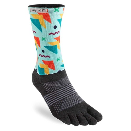 Injinji Spectrum Trail Midweight Crew Womens Hiking Socks