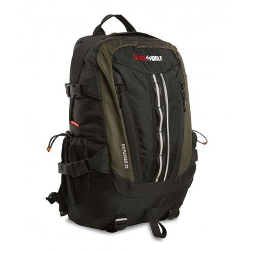 black wolf backpack