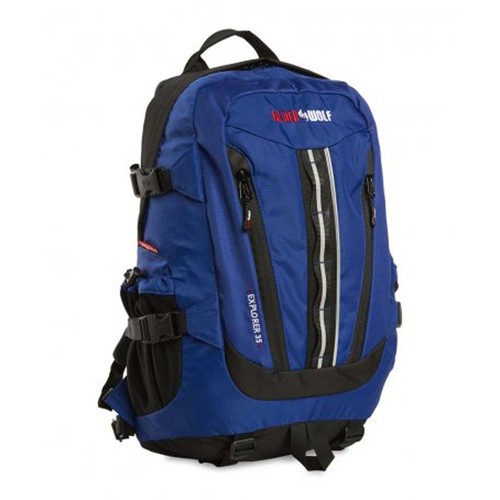 Black Wolf Explorer 35L Daypack Backpack Blue
