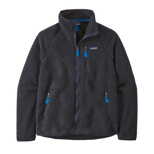 Patagonia Retro Pile Mens Fleece Jacket - Pitch Blue w/Endless Blue - L