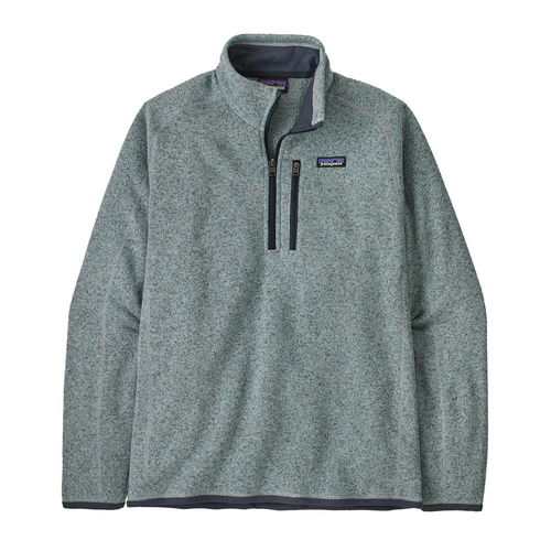 Patagonia Better Sweater Mens 1/4 Zip Fleece Pullover - Thermal Blue - L