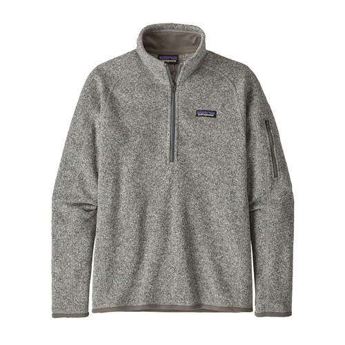 Patagonia Better Sweater Womens 1/4 Zip Fleece Pullover - Birch White - XS