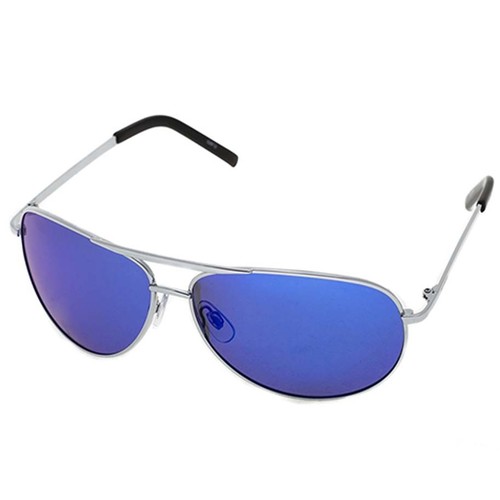 Venture Eyewear Viper Polarised Sunglasses - Silver/Blue Revo