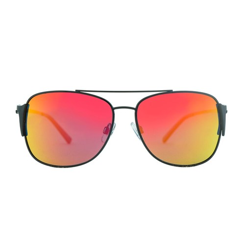 Venture Eyewear Maverick Polarised Sunglasses- Black/Red Revo