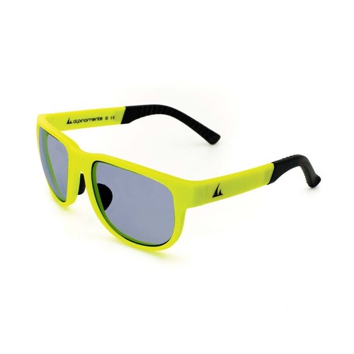 Alpinamente 2841M Photochromic Performance Sunglasses - Air Gun Blue/Sport Coating - Rubber Lime