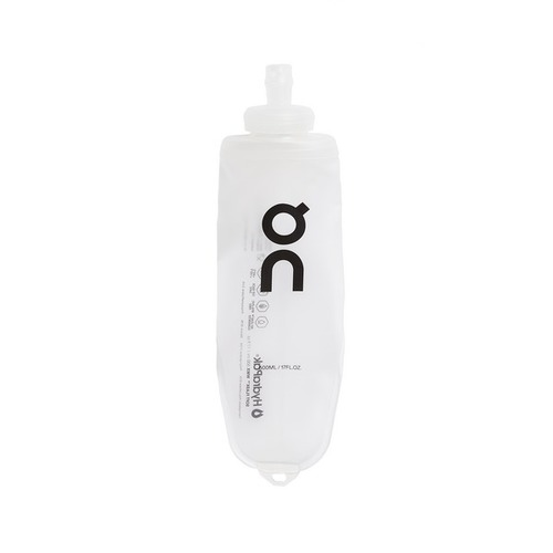 On Running 500ml Soft Flask - Translucent/Black