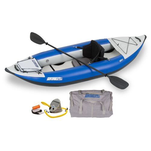 Sea Eagle 300X Explorer Inflatable 1 Person Boat 300XKP - Pro Package