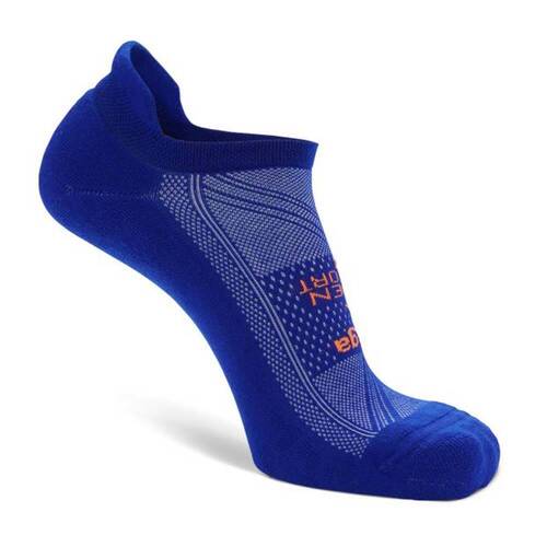 Balega Hidden Comfort No Show Tab Unisex Running Socks - Neon Blue - L