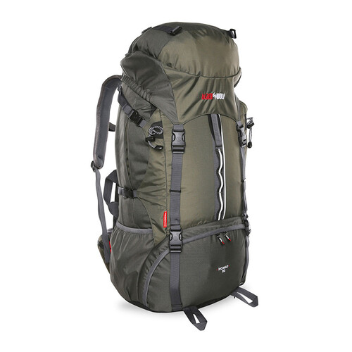 Black Wolf Nomad 80L Travel/Trek Hybrid Backpack - Titanium