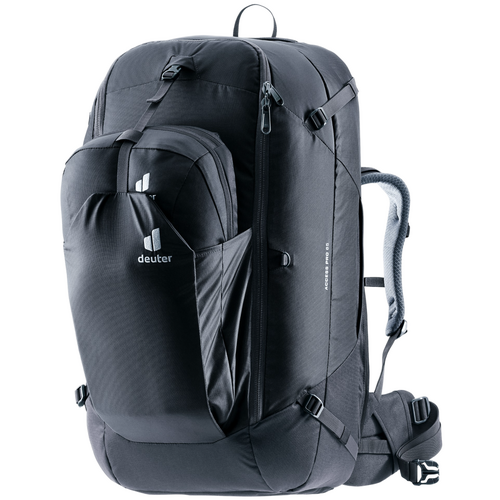 Deuter Access Pro 65L Unisex Travel Backpack - Black