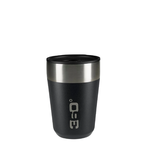 360 Degrees Vacuum Insulated Stainless Steel Travel Mug - Regular -  Black