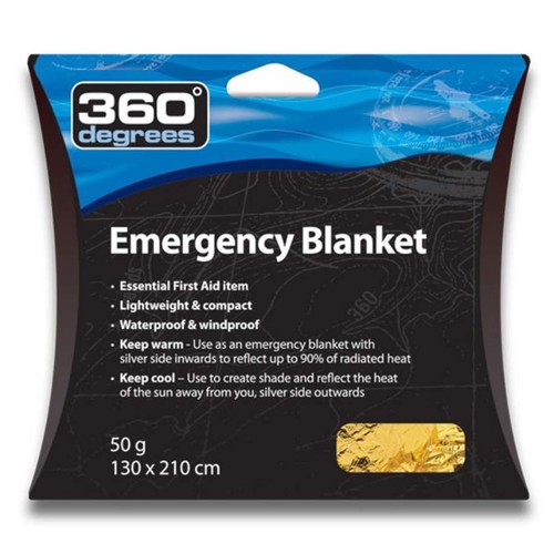 360 Degrees Emergency Blanket 