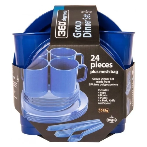 360 Degrees Group Dinner 24 Piece Set
