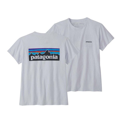 Patagonia P-6 Logo Responsibili-Tee Womens T-Shirt - White - M