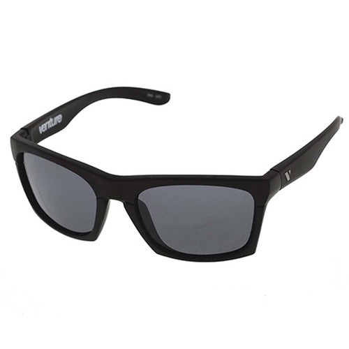 Venture Eyewear Base Camp Polarised Sunglasses - Black/Grey