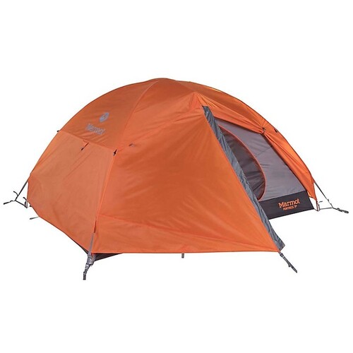 Marmot Fortress 3 Person Tent - Tangelo/Grey