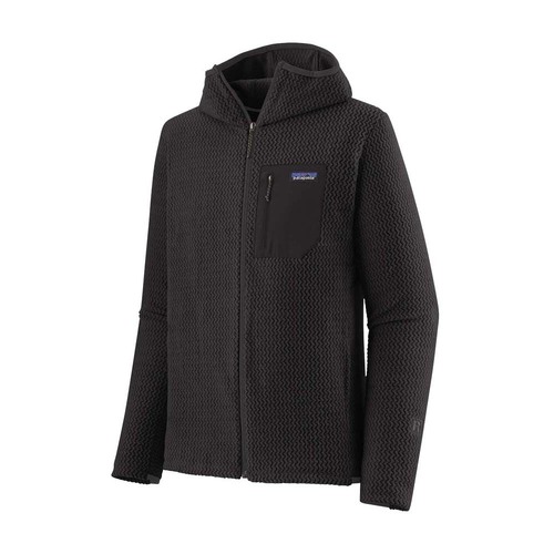 Patagonia R1 Air Full-Zip Mens Fleece Hoody - Black - L