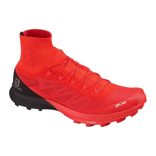 Salomon S/Lab Sense 8 SG Unisex Trail Running Shoes - Racing Red/Black/White