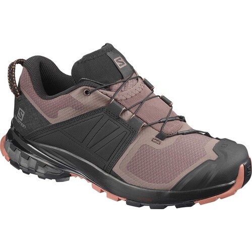 Salomon Xa Wild Womens Trail Running Shoes - Peppercorn/Black/Cedar Wood