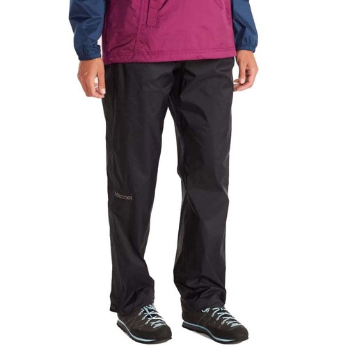 Marmot Precip Eco Full Zip Womens Hiking Pants - Short - Black - L
