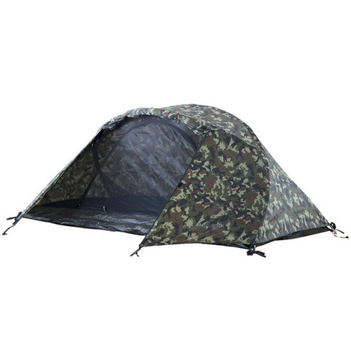 camo backpacking tent