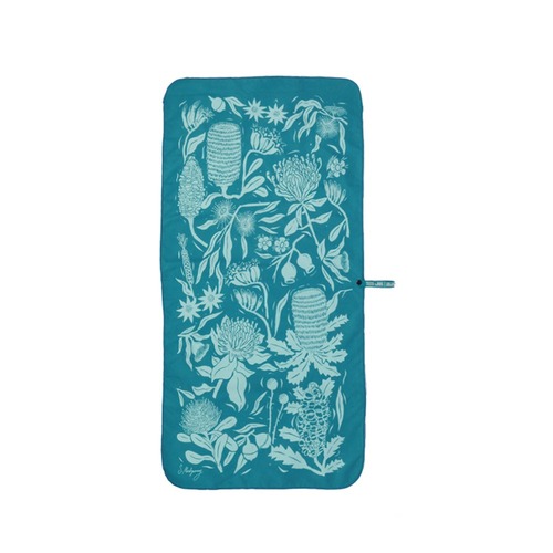 Mont Flora Microfibre Travel Towel - Teal - Medium