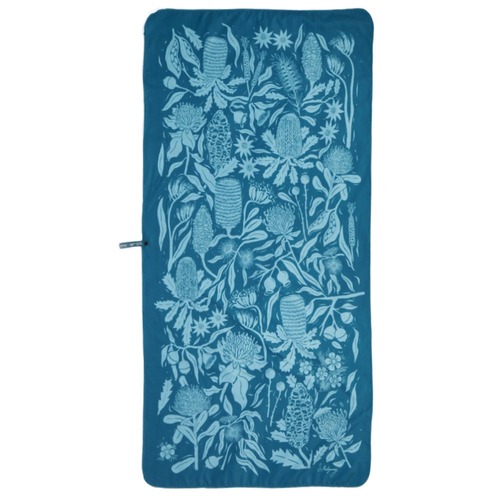Mont Flora Microfibre Travel Towel - Blue - Extra Large