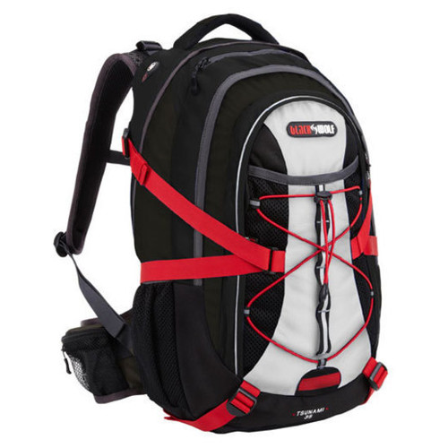 black wolf backpack