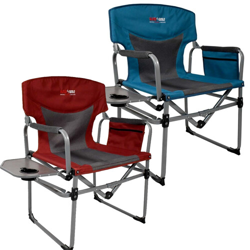 Black Wolf Compact Directors Chair