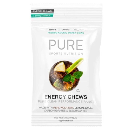 Pure Energy Chews - 60g - Cola + Caffine