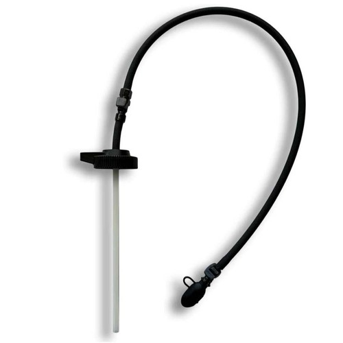 Hardside Hydration Swig Rig Insulated Wide Mouth Bottle Cap and Hose - Black